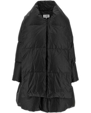 MM6 by Maison Margiela Scarf Down Jacket - Black