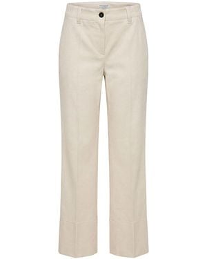 Brunello Cucinelli Pants - Natural