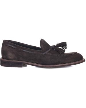 JEROLD WILTON Suede Loafers - Black