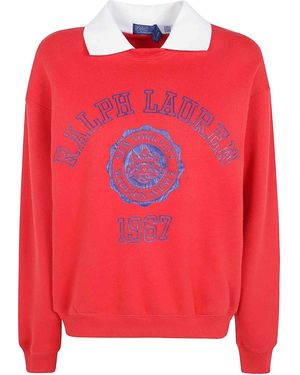Polo Ralph Lauren Knit Sweatshirt - Red