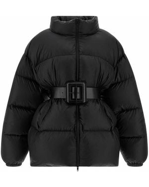 Balenciaga 'Hourglass' Down Jacket - Black