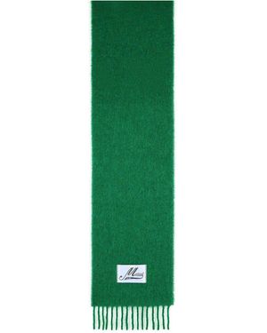 Marni Brushed Alpaca Blend Scarf - Green