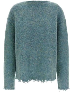 Jil Sander Fringed Jumper - Blue