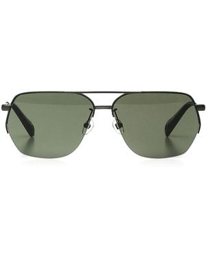 Jacquemus Aviador Sunglasses - Green