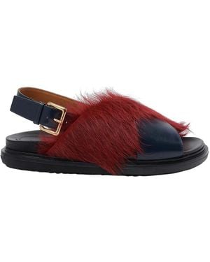 Marni Fussbett Sandals - Red