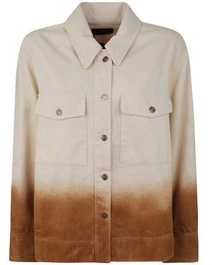 Alanui Bright Hues Denim Shirt - Natural