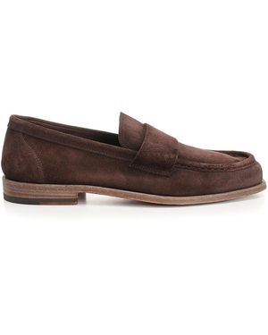 Corvari Suede Moccasin - Brown