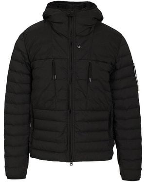 Stone Island Piumino Con Cappuccio - Nero
