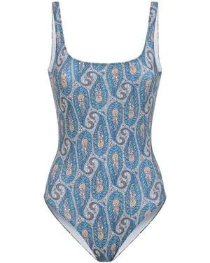 Etro Backless One-Piece - Blue