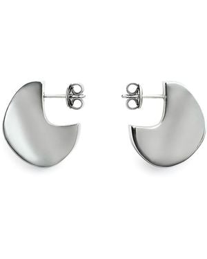 Bottega Veneta Small Disc Earrings - White