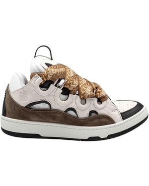 Lanvin Curb Sneakers - Natural