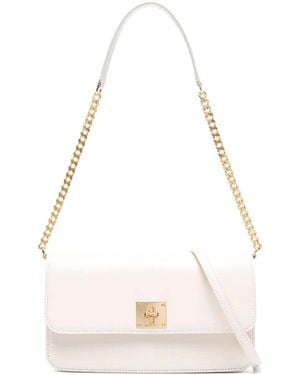 Golden Goose Gioia Bag Palmellato Leather Body Metal Details - White