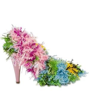 Moschino Flower Power Pump - Pink