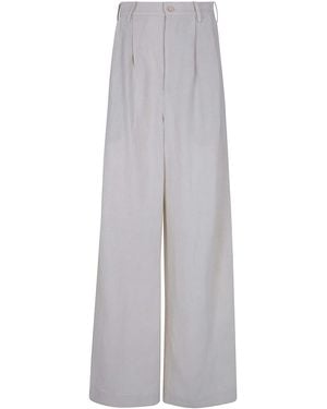 Uma Wang Pantaloni Alla Paella - Grigio