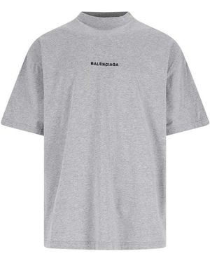 Balenciaga T-Shirt Oversize - Grey