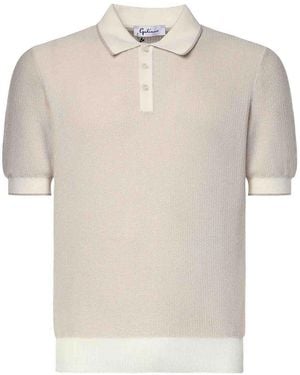 Giuliano Galiano Cotton Polo - White