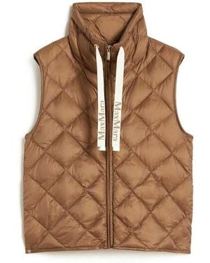 Max Mara Padded Vest - Brown