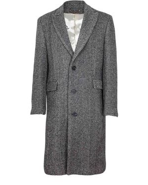 Golden Goose And Wool Coat - Grey