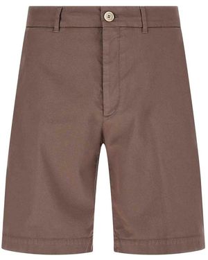 Brunello Cucinelli American Pima Cotton Bermuda Shorts - Brown