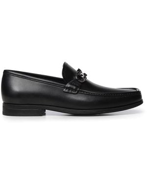 Ferragamo Mocassino Gancini - Nero