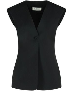 Rohe Sleeveless Blouse - Black