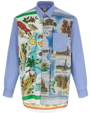 Comme des Garçons Printed Shirt - Blue