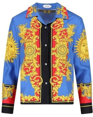 Versace Silk Twill Shirt - Blue