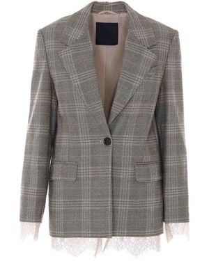Liu Jo Check Jacket - Grey