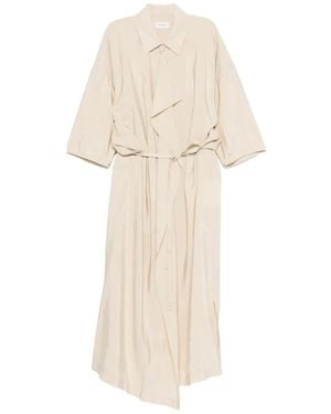 Lemaire Asymmetrical Shirt Dress - White
