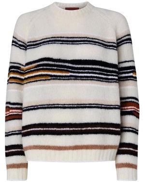 Missoni Striped Cutle Sweater - Gray