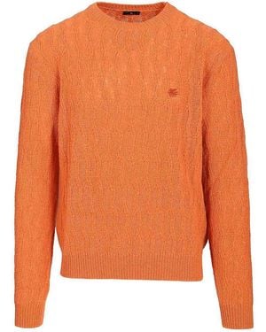 Etro Cashmere Jumper - Orange