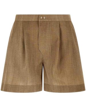 Ermanno Scervino Marocain Shorts - Natural