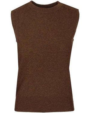 arch4 Cashmere Vest - Brown