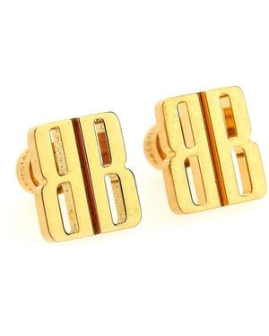Balenciaga Stud Nano Xs Earrings - Metallic