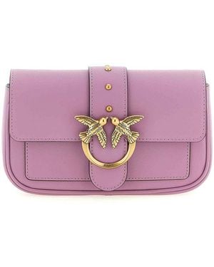 Pinko Pocket Love One Crossbody Bag - Purple