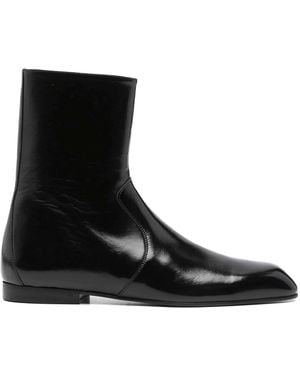 KHAITE "Colt" Ankle Boot - Black