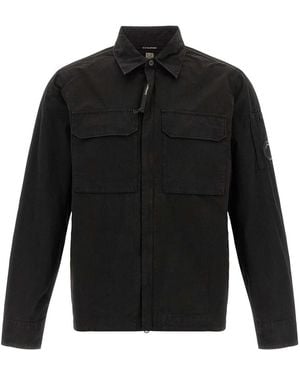 C.P. Company Lens' Overshirt - Black
