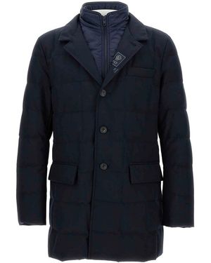 Fay Padded Jacket - Blue