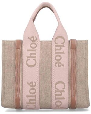 Chloé Small Tote Bag - Pink
