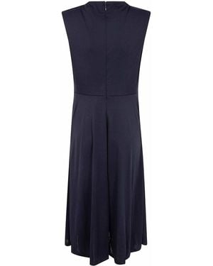 Ralph Lauren Vasberri Short Sleeve Day Dress in Natural | Lyst