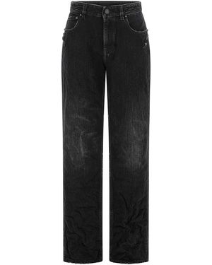 Balenciaga Vaqueros Rectos - Negro