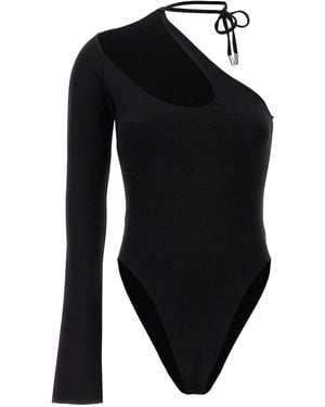 インナー・ルームウェアその他 DAVID KOMA Asymmetrical body Black David Koma Bodysuits for Women | Online Sale up to 82% off