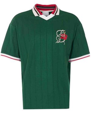 Drole de Monsieur D Hibiscus Polo - Green