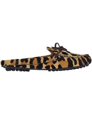 Car Shoe Sabot Animalirier - Bianco