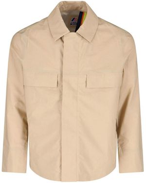 K-Way Giacca Zip - Natural
