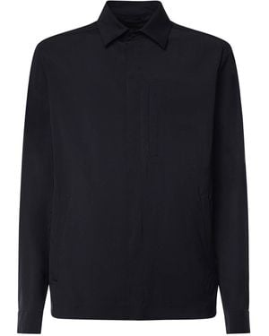 Herno Technical Wool Overshirt - Blue