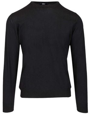 Fedeli Long-Sleeved Jumper - Black