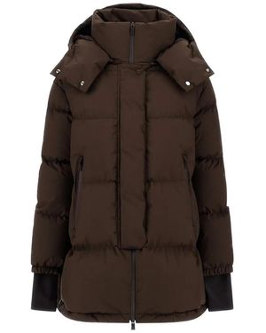 Herno Quilted Hood Jacket - Brown