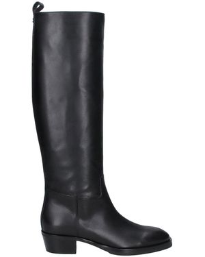 Jimmy Choo Leather Knee-High Boots - Black