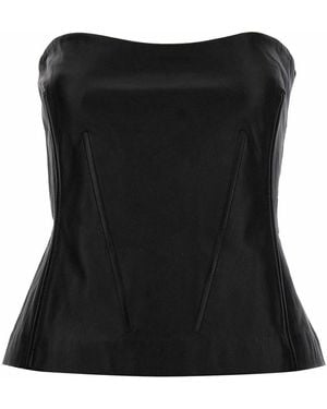 retroféte Top 'Veda' - Black